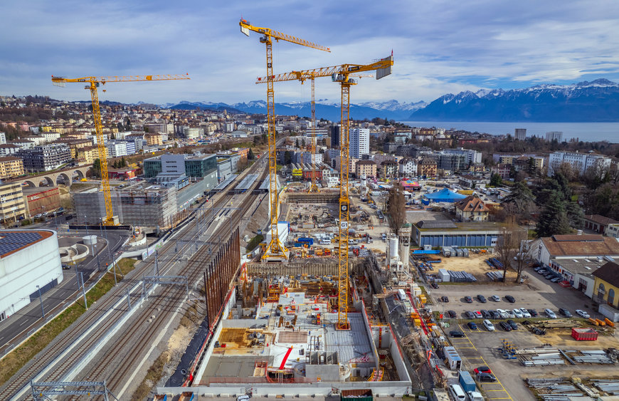 Implenia partners with Stirnimann and Potain on Central Malley project in Switzerland
